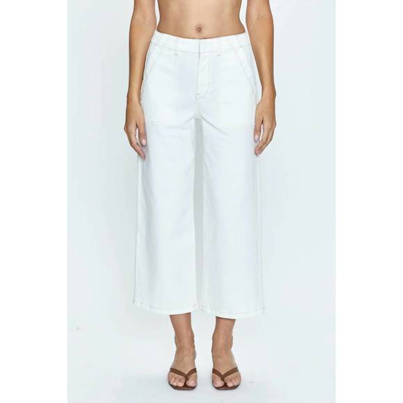 NEW PISTOLA women's sophia pants in le blanc - Picture 1 of 3